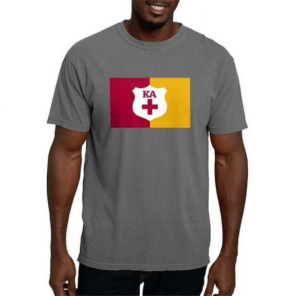 CafePress - Kappa Alpha Order Supplemental Flag T Shirt - Mens Comfort Colors Shirt