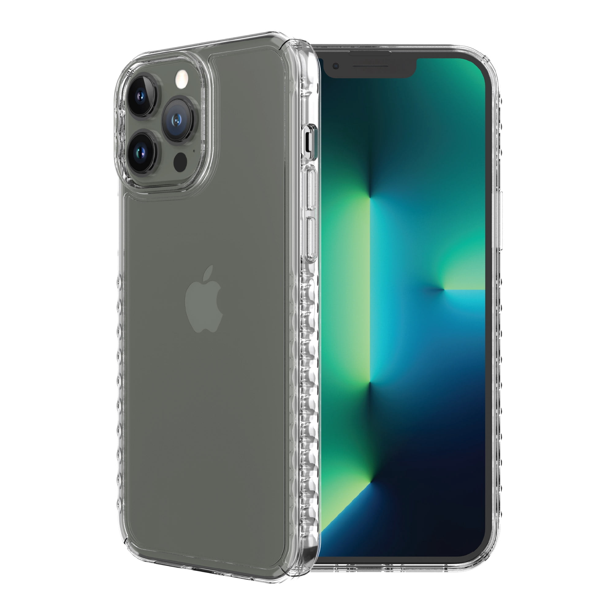 onn Protective Gel Phone Case for iPhone 13 Pro Max / iPhone 12 Pro Max - Clear