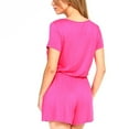 thumbnail image 6 of Fashionazzle Women's Short Sleeve V-Neck Cotton Romper Play-suit, 6 of 17