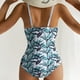 thumbnail image 3 of Gibobby Bañador de una pieza Trajes de baño de una pieza para mujer, traje de baño de talle con barriga, traje de baño con en la espalda, Monokini, traje(Blanco,XL), 3 of 5