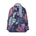 thumbnail image 3 of Hawaii Tropical Wind Palm Leaves Backpack: The Perfect Gift for Student Life, Durable Lightweight Laptop Daypack with Large Capacity for High School, College, Campus Commute, 3 of 6
