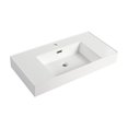 thumbnail image 4 of 35.43 - inch Deep Resin Sink | Perfect for Bathroom Use | Combines Durability with Style, 4 of 6