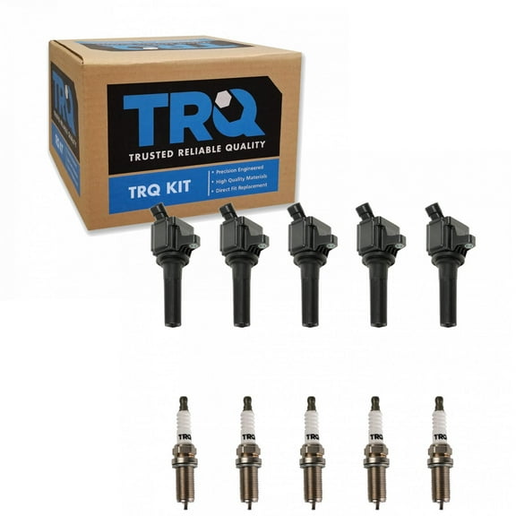 TRQ Ignition Coil & Iridium Spark Plug Kit Set for Colorado Canyon H3 H3T 3.7L ICA71797 Fits select: 2007-2010 HUMMER H3, 2007-2012 CHEVROLET COLORADO