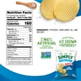 thumbnail image 3 of Simply Ruffles Potato Chips Sea Salt, Party Size, 13 oz, 3 of 8