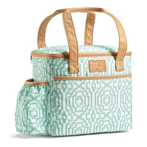Fit & Fresh Mapleton Insulated Lunch Bag, Art Deco Green