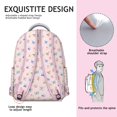 thumbnail image 5 of Butterfly Print Backpack for Teens & Adults - Lightweight School Bag with Insulated Lunch Compartment, Pencil Holder, Ergonomic Design for Daily Use, 5 of 6