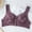 Purple, variant on Front Close Bras for Women Back Support Bra Support Bras for Women Postpartum Nursing Bra Full Coverage Front Bra Wide Back Bras for Women