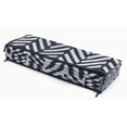 thumbnail image 4 of FH Home Outdoor Rug - Waterproof, Fade Resistant, Reversible - Premium Recycled Plastic - Herringbone - Large Patio, Deck, Sunroom, RV, Camping - Fresno - Navy - 9 x 12 ft Foldable, 4 of 9