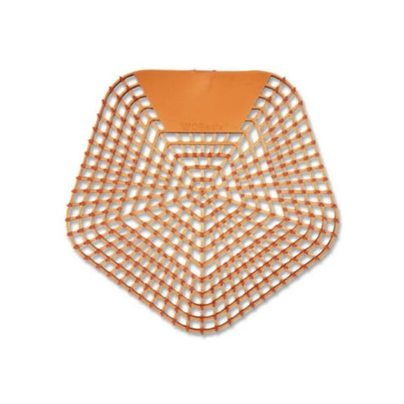 0.11 oz WCBasix Urinal Screen - Mango Mist Scent, Orange (10/Box)