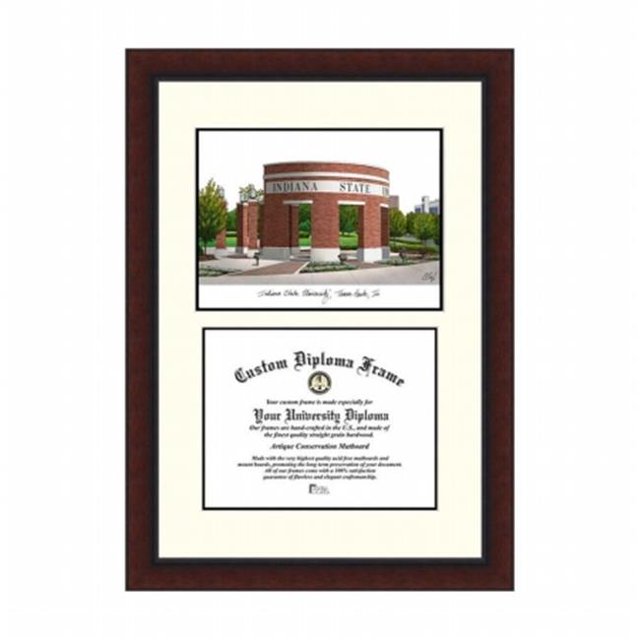 Campusimages IN986LV Indiana State Legacy Scholar Diploma Frame