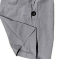 thumbnail image 5 of Yubnlvae High Waist Wide Leg Pants - Women's Comfy Straight Leg Trousers (Pockets, Work to Weekend Outfits) Grey 3XL, 5 of 6