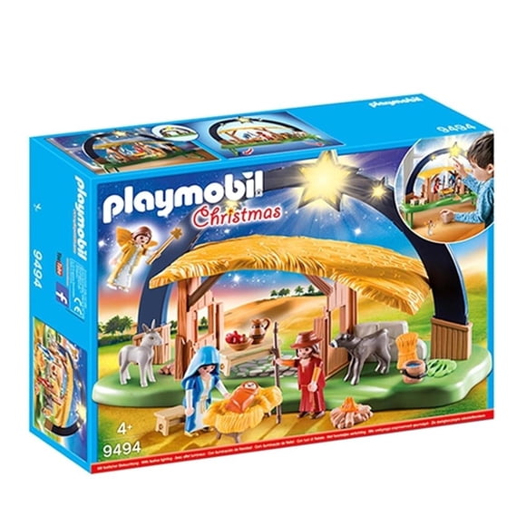 Set Playmobil Christmas Nacimiento,con,Luz,41,Piezas