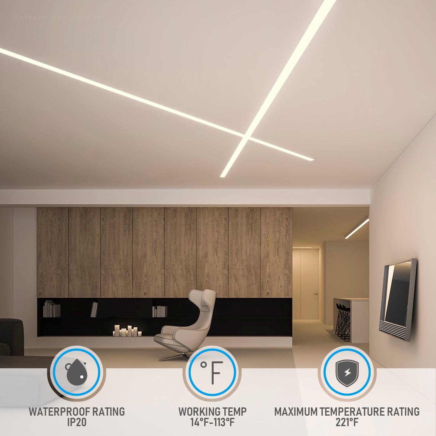 2 Pack 2 Pin 10mm LED Strip Light Connectors UL Listed, T & L Shape Two-in-One Design, Strip to Strip Corner Connection Transparent Gapless Solderless Unwired Clips