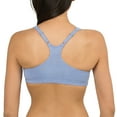thumbnail image 5 of Fruit of the Loom Women's Shirred Front Racerback Sports Bra, Style-90011, 3-Pack, 5 of 5