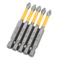 thumbnail image 1 of Cross Screwdriver Bit Set, Multifunctional Stable and Reliable Wear Resistance 5PCS Easy Installation Impact Driver Bits  for Power Engineering, 1 of 7