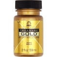 thumbnail image 5 of FolkArt Treasure Gold Acrylic Craft Paint, 2 fl oz, 5 of 7