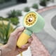 thumbnail image 1 of Mini ventilador portátil de bolsillo, recargable por batería de 250 mAh, funciona durante una hora para actividades al aire libre, regalo de verano., 1 of 6