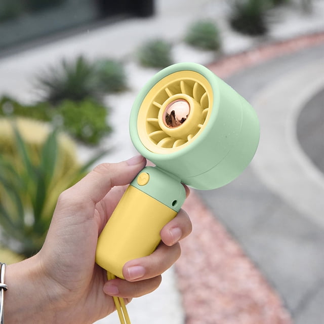 PRETXORVE Handheld Mini Fan, Portable Pocket Fan,250mAh Battery Operated Rechargeable Fan, Hour Working for Outdoor Activities, Summer