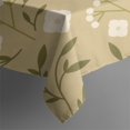 thumbnail image 5 of Floral 60" Square Waterproof Tablecloth, Floral Print Polyester Table Cover, 5 of 6