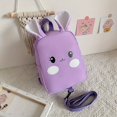 thumbnail image 1 of 1pc Cute Kawaii Cartoon Shape Backpack, Lightweight Large Capacity Kindergarten Primary School Students School Bag With Anti-missing Rope, 1 of 4