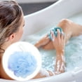 thumbnail image 2 of Unique Bargains 1pc Heart Shaped Bath Shower Loofah Sponge Blue, 2 of 6