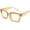 champagne, variant on Classic Women Sunglasses Fashion Thick Square Frame UV400 B2471