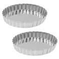 thumbnail image 3 of UPGRATOR 2Pcs Silver Non-stick Baking Tray for Home Baking Enthusiasts, 3 of 8