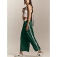 thumbnail image 4 of Lentta Parachute Pants for Women Elastic High Waist Full Twist Hiking Cargo Pants Trousers, 4 of 8