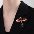 thumbnail image 3 of High Grade Enamel Brooch Flying Men's And Women's Lapel Brooch Jewelry Animal Design Winter Rhinestone Accessory, 3 of 3