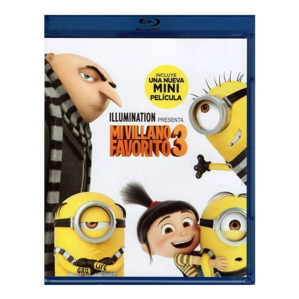 Mi Villano Favorito 3 Tres Despicable Me Pelicula Blu ray Universal Mi Villano Favorito 3 Tres Despicable Me Pelicula Blu ray