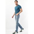thumbnail image 4 of Banny Jeans Men's Ripped Relaxed Fit Jeans, Blue, Size 31, 4 of 7