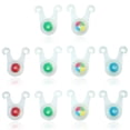 thumbnail image 1 of CNKOO 10pcs Waterproof LED Outdoor Tent Rope Warning Hanging Lights Random Color, 1 of 7
