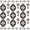 White Brown Black, variant on Erosebridal Gothic Damask Twin Quilt Set, Southwestern Geometric Twin Coverlet Set, Sage Green White Black 2 Pieces, 1 Bedspread and 1 Pillowcase