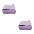 thumbnail image 1 of Matsuzay Toallas multimicrofibra de 10 piezas, herramientas fáciles de limpiar para la limpieza del hogar y del coche, de cocina múltiple, Púrpura claro 30*30cm 2Conjunto, 1 of 6