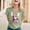 Green, variant on XEGLSBU Womens Easter Bunny Face Shirt Cute Easter Rabbit T Shirts Funny Graphic Tees