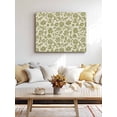 thumbnail image 4 of Green Floral Wall Art for Living Room, Canvas Picture Wall Decor for Bathroom Bedroom, Vintage Rustic Botanical Spring Painting Artwork for Office Kitchen Hallway Dining Room Home Decorations 12"x16", 4 of 8