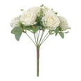 thumbnail image 2 of European Simulation Flower Xiangfei Rose Bouquet 9 Heads Home Living Room Decoration Flower Arrangement Fake Flower Decoration High-end Simulation Flower Art, Room Decorations, 2 of 7