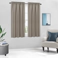 thumbnail image 3 of Danolaps Kitchen Valance Curtains,Rod Pocket Tier Curtains for Kitchen Living Room Farmhouse Cafe Curtains Window Treatments Room Waffle Weave Water Resistant Window Valances, 3 of 9