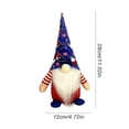 thumbnail image 2 of Nkmbld 4th of July Patriotic Gnomes Decorations Handmade Plush Gnomes Table Decorations Farmhouse Tiered Tray Decorations for Kitchen Desk Table Shelf Decor, 2 of 8