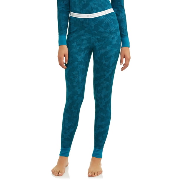 Hanes Women's XTemp Thermal Waffle Printed Pant with FreshIQ