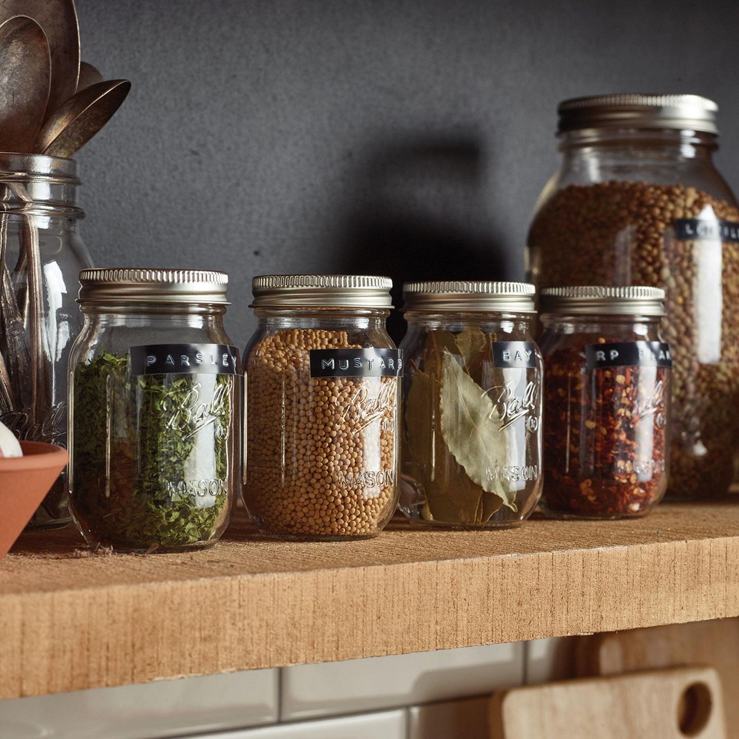 Ball Mini Storage Jars, 118 mL (4 oz), 4 Count, BPA-free