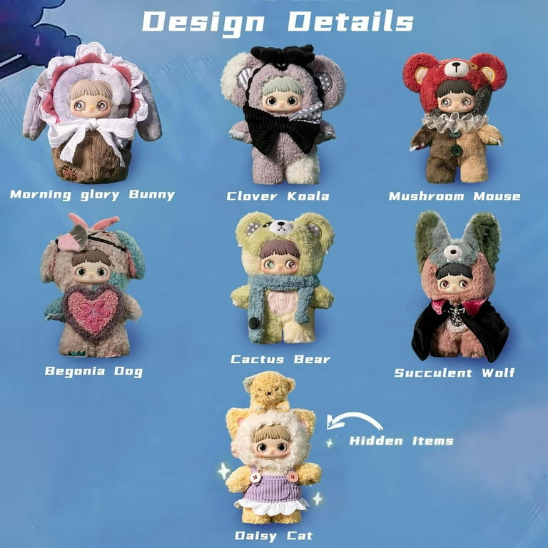 MayMei Twins' Secret Realm Series Plush Blind Box, Stuffed Maymei