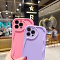 thumbnail image 2 of Compatible with iPhone 14 Pro Cute Kawaii Curly Cream Frame Shape Soft Silicone Shockproof Protective Phone Case Cover for Women Girls Teal, 2 of 9