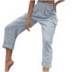 thumbnail image 5 of Pantalones largos de pierna ancha para mujer Fridja  alkflakhf34551, 5 of 6