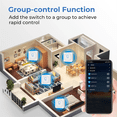 thumbnail image 3 of Tuya WiFi RF433 Smart Switch Module with Remote Control Home Automation DIY MINI Breaker Relay for Smart,1 x Intelligent on-off switch 1 x Remote control (delivered without 1 12V23A battery), 3 of 8
