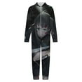 thumbnail image 4 of Demon Slayer Muichiro Tokito Kids Hooded Jumpsuit Union Suit Onesie One Piece Blanket for Boys Girls, 4 of 7