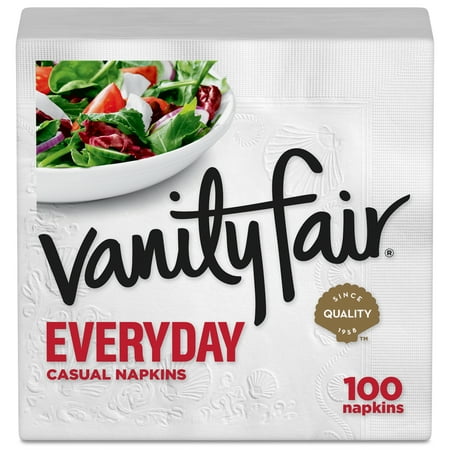 Vanity Fair Everyday Premium Napkins, 100 ct 2 pack 