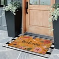 thumbnail image 2 of Floral Welcome Coir Door Mat for Front Door, Spring Summer Colorful Cute Flowers Outdoor Welcome Mats for Entrance,Garden,RV,Patio,Home Porch Decor Doormat 30x17 Inch, 2 of 6