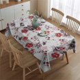 thumbnail image 2 of Pioneer Flower Rectangle Tablecloth 60"x84",Waterproof Polyester Rectangle Table Cloth, Wipeable Spillproof Polyester Tablecloth for Dining, Camping, Indoor and Outdoor, 2 of 5
