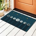 thumbnail image 1 of Night Sky Moon Stars Rugs Doormat, Non-Slip Machine Washable Carpets Floor Door Mat , 36" x 24", 1 of 7
